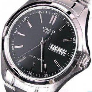 CASIO 卡西欧男士钢圆型指针手表MTP-1239D-1A